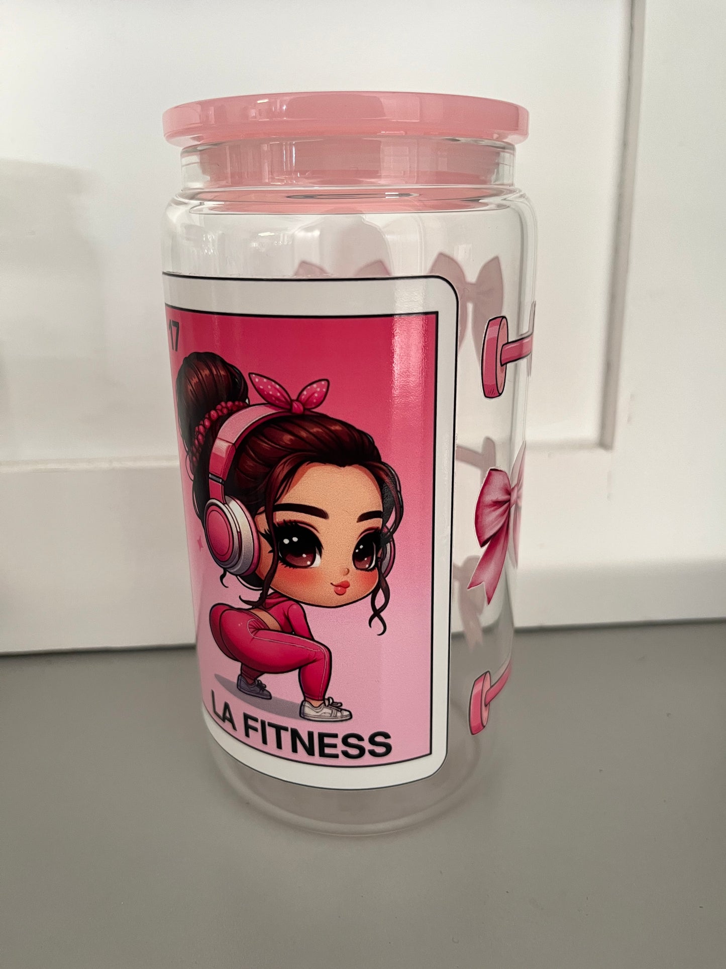 16oz glass cup