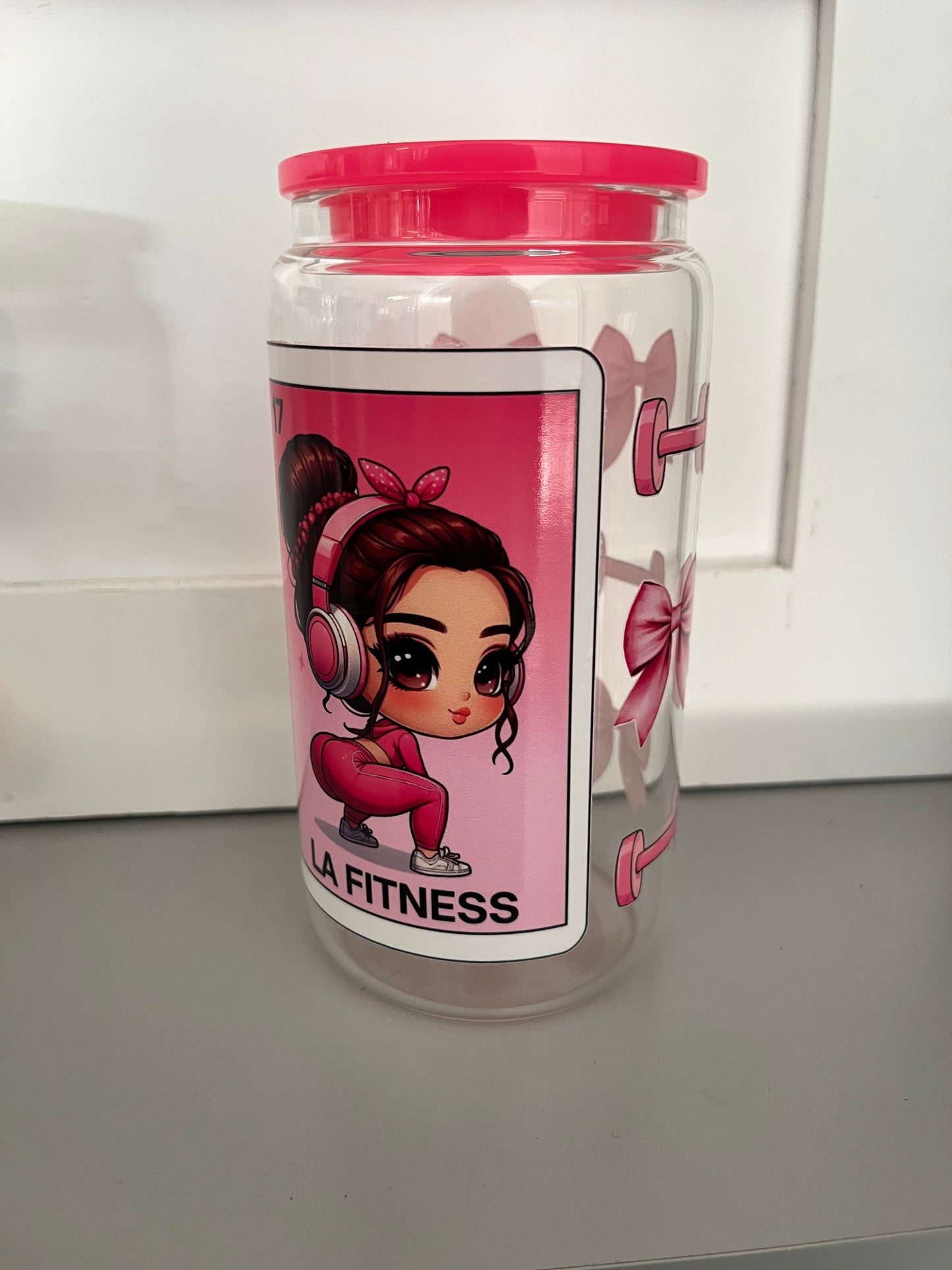 16oz glass cup