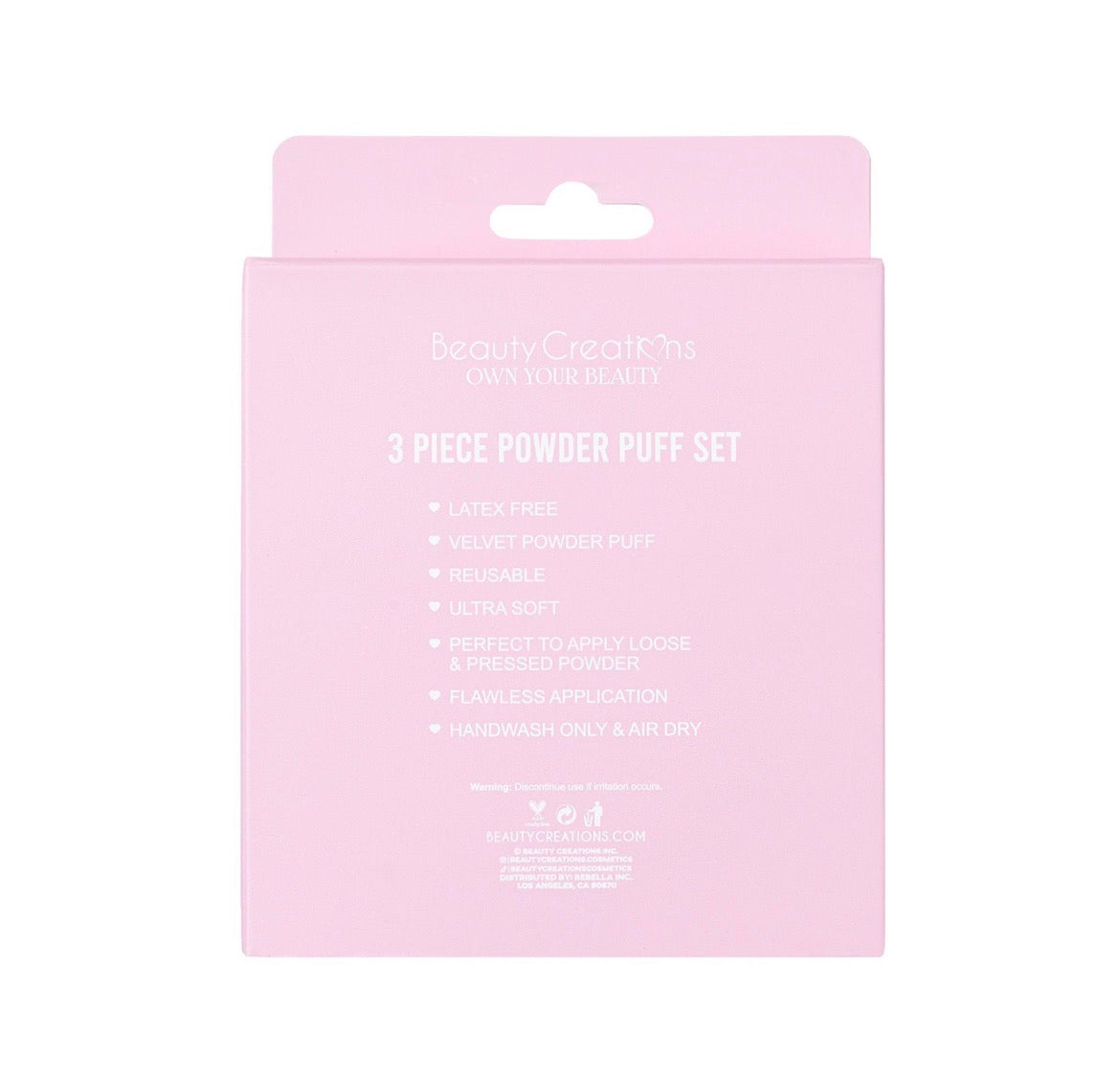 Beauty creations puff puff trio