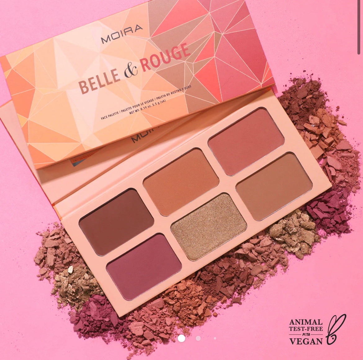 Moira Belle and Rouge Palette